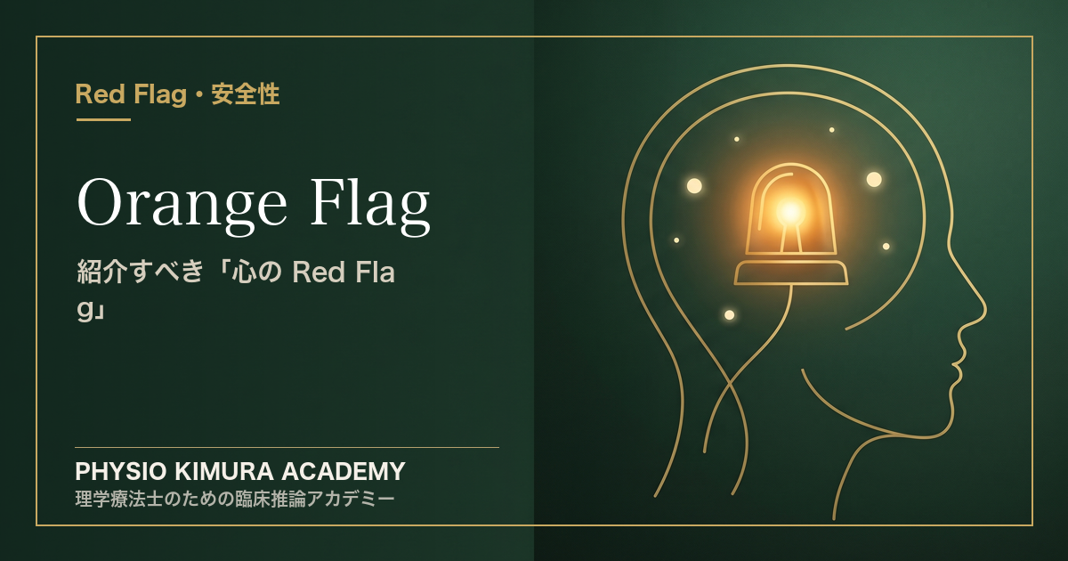Orange Flag とは何か — 紹介すべき「心の Red Flag」